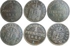 German States Prussia Lot Of 13 Historically Important Copper Coins