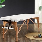 84 l Portable Massage Table Adjustable Facial Spa Bed Tattoo W  Carry Case White