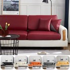 1 2 3 4 Pu Leather Sofa Cushion Cover Waterproof Sofa Couch Seat Cover Full Wrap