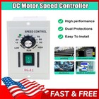 Ac 110v Knob Motor Speed Controller Dc 0-90v Variable Adjustable Speed New To