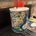 Vtg 1960 s Skotch Kooler Esso Oil Drop Man Usa Happy Motoring Thermos Water Jug