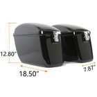 Hard Motorcycle Saddlebags Saddle Bags Luggage For Harley Honda Shadow Yamaha