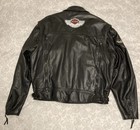 Harley Davidson Medium Men s 100th Anniversary Leather Motorcycle Jacket Vtg2003