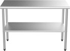 Heavy Duty 48   X 24   Stainless Steel Commercial Kitchen Prep Table For Hotel