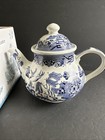 Vintage Churchill England Blue Willow Teapot With Lid