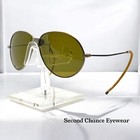 Vintage U s  Military Esg Folding Aviator Sunglasses     Original Glass Lenses     E