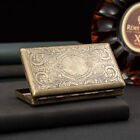 Retro Bronze Metal Cigarette Case Holder Box For King Size Or 20 s Cigarettes  