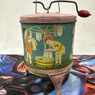 Vintage J Chein Dollys Washer Tin Litho Toy Washing Machine