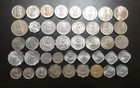 1957-2002 India Anna Rupee Group Lot Of 42 Coins Collection