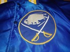Vintage 80 s Starter Nhl Buffalo Sabres Satin Bomber Jacket Unisex Size Medium