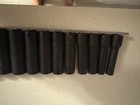 Snap On 15pc Mm Deep Impact 1 2    Drive Socket Set  Without Socket Holder  Used