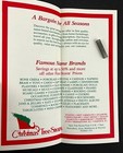 1980s Christmas Tree Shops New England Rhode Island Ma Vintage Travel Brochure