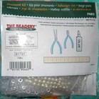 The Beadery Beaded Clear Trees Wreath Christmas Tree Ornament Kit Nip Makes 12