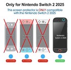 Amfilm Tempered Glass Screen Protector Compatible With Nintendo Switch 2 7 9 