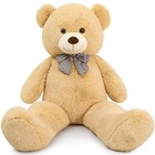 Giant Teddy Bear 4 Feet adorable And Cuddly Big Bear Stuffed 47 Inches Brown