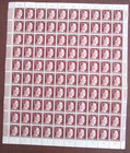 Deutsches 3rd Reich German Hitler 3 Full Sheets Stamps Hitler Head 60pf