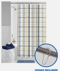 Mainstays Fabric Shower Curtain Set  13 Pieces
