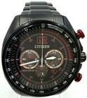 Citizen Eco-drive Ca4195-51e Black Stainless Steel Chronograph Men s Watch    Nw