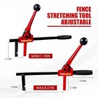 Chain Link Fence Stretcher Tool - Heavy Duty Alloy Steel Ratchet Puller   Tensio