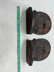 Vintage 6  Pair Of Victorian Cast Iron Nautical Sailing Ship Bookends Decor
