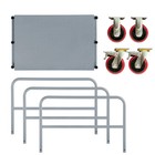2000pound Capacity Heavy-duty Stainless Steel Flatbed Driver s Cart Flatbed Cart