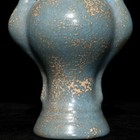 9 2 chinese Vintage Antique Song Dynasty Ru Kiln Blue Glaze Peacock Bottle Vase