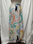 Ricky Multi-color Abstract Midi A-line Skirt - Women s 16 - Made In Usa