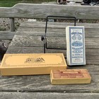 3 Vintage Thread Boxes 2 J   P Coats 1 George A Clark Some Spools Of Thread