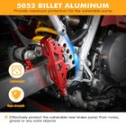 Nicecnc Chain Guide Footpegs Rear Brake Disc Guard For Honda Xr650l 1993-2025