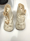 6 Pairs - Antique Victorian Child Button Shoes Boots C1800-1900s Edwardian