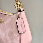 2026 New Coach Teri Shoulder Bag In Signature Canvas Pink