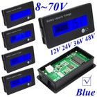 8-70v Lcd Acid Lead Lithium Battery Capacity Indicator Voltmeter Voltage Tester