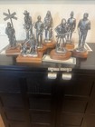 Collection Of 8 Michael A  Ricker Pewter Figurines