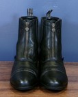 Wmns Ariat Heritage Breeze Zip Black Leather Paddock Boot Sz 9 5 B
