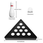 Tabletop Shuffleboard Bowling Pin Set Portable Shuffleboard Bowling Pin Game sol