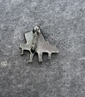 Pewter Piano Brooch Pin Fashion Jewelry Unmarked