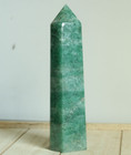 Green Strawberry Quartz Tower Gemstone Tall Big Large Crystal Chakra Point Wand