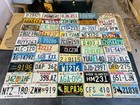 Lot Of 50 Complete Set Of All U s  License Plates--rusty Crusty Craft Condition 