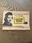 Vintage 1950s Yellow Pages Jumbo Giant Feature Matchbook Advertising Unused