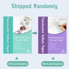 Vellum Paper 8 5 X 11 Translucent Printable 65 Sheets For Tracing 50lbs 73gsm