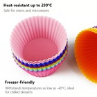 12 Silicone Cake   Muffin Cupcake Liners    reusable Baking Cups   Chocolate Molds