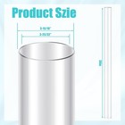 Geetery Clear Pc Pipe Long Polycarbonate Round Rigid 4 X 36 Inch  