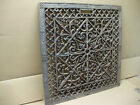 Antique Cast Iron 24  X 24  Cold Air Return Heat Register grate vent 