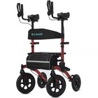 Deluxe Elenker Rollator Walker Walking Mobility Medical Aid For Senior Stand Up