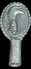 Turkey Lamp Finial  pewter - Hunters  Birders  Twitcher  Birdwatchers  Sid Bell