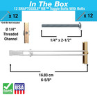 Snaptoggle Drywall Anchor With Included Bolts For 1 4-20 Fastener Size  Holds Up