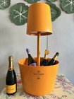 French Veuve Clicquot Ponsardin Champagne Cooler  Ice Bucket With Table Lamp