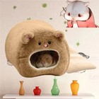 Hamster Bed Warm Soft House For Rat Squirrel Small Animal Cage Winter Nest