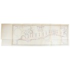 Nautical Map Yacht Course 1928 N Atlantic Ocean Race Large Antique Sailing Decor