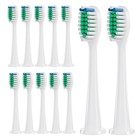 12 Pack Replacement Electric Toothbrush Heads Compatible With Sonicare C1 Models